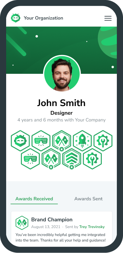 My Profile Page Screenshot
